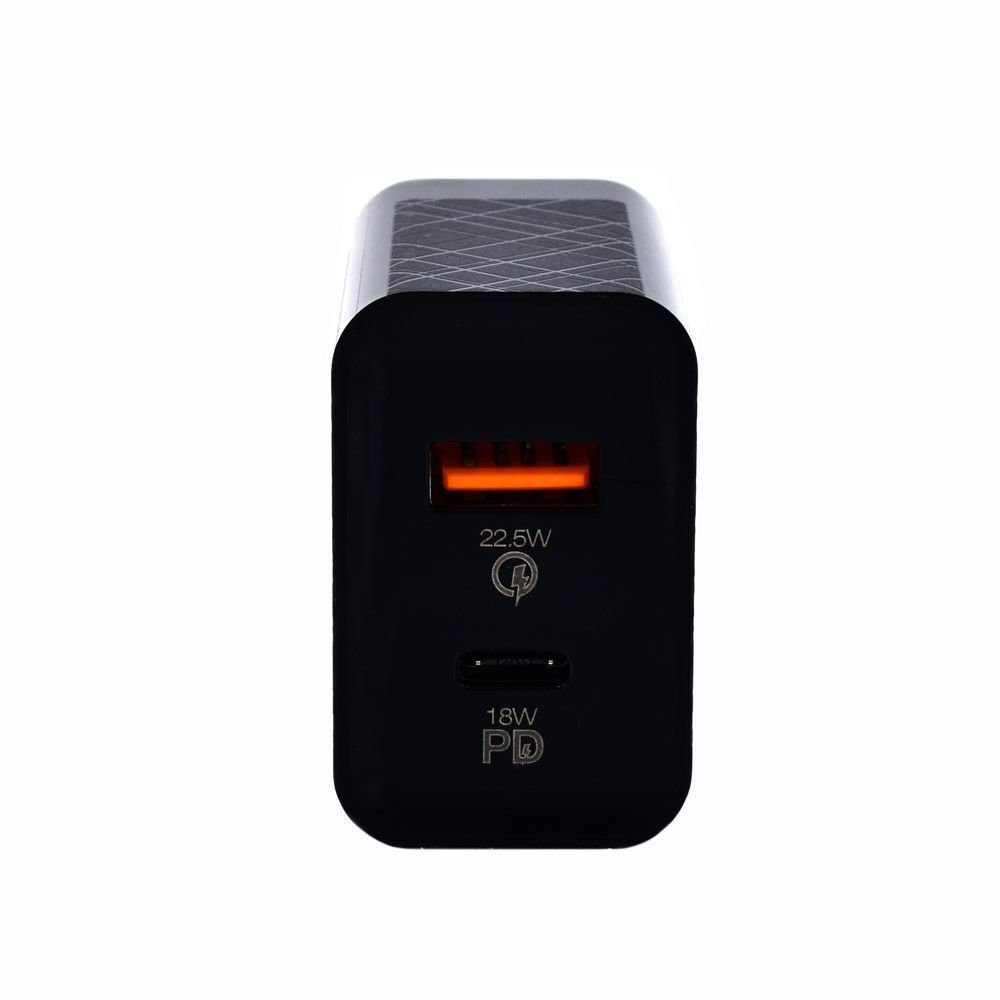 Moxom Φορτιστής Πρίζας 22.5W Ταχείας Φόρτισης Χωρίς Καλώδιο με Θύρα USB-A, USB-C Moxom Φορτιστής Πρίζας 22.5W Ταχείας Φόρτισης Χωρίς Καλώδιο με Θύρα USB-A, USB-C