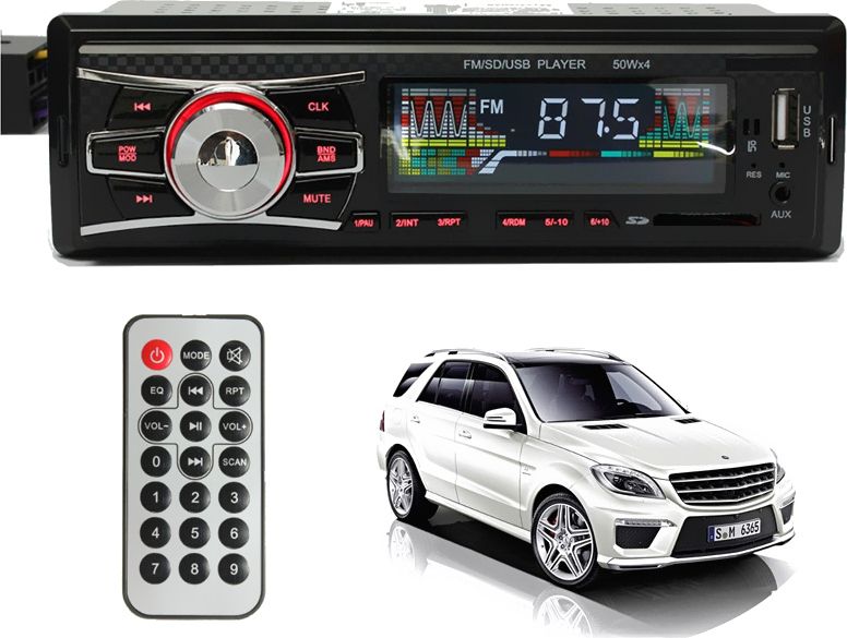 Ηχοσύστημα Αυτοκινήτου 1DIN Bluetooth με Οθόνη Ραδιόφωνο USB AUX SD και ΤηλεχειριστήριοΜαύρο Ηχοσύστημα Αυτοκινήτου 1DIN Bluetooth με Οθόνη Ραδιόφωνο USB AUX SD και ΤηλεχειριστήριοΜαύρο