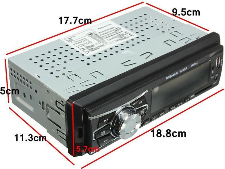 Ηχοσύστημα Αυτοκινήτου 1DIN Bluetooth με Οθόνη Ραδιόφωνο USB AUX SD και ΤηλεχειριστήριοΜαύρο Ηχοσύστημα Αυτοκινήτου 1DIN Bluetooth με Οθόνη Ραδιόφωνο USB AUX SD και ΤηλεχειριστήριοΜαύρο