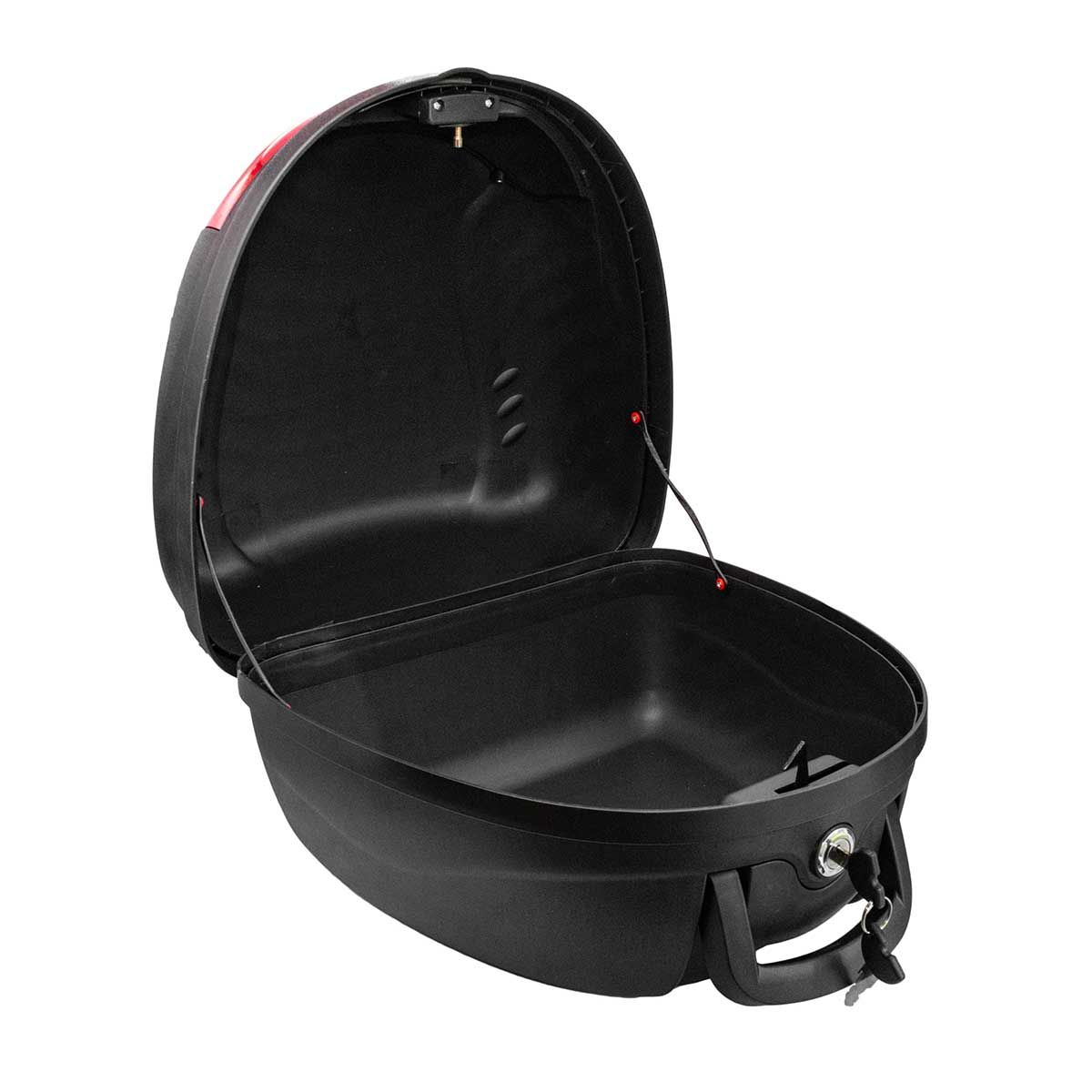 Μπαγκαζιέρα Μοτοσυκλέτας A68 Χωρητικότητας 50Lt με Ανακλαστικές Επιφάνειες - Βαλίτσα Αποθήκευσης Μηχανής Μαύρο Μπαγκαζιέρα Μοτοσυκλέτας A68 Χωρητικότητας 50Lt με Ανακλαστικές Επιφάνειες - Βαλίτσα Αποθήκευσης Μηχανής Μαύρο