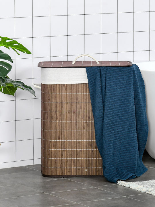 Μπαμπού Καλάθι Απλύτων 2 Θέσεων με Αποσπώμενο Καπάκι - 52x32x62,5cm Μπαμπού Καλάθι Απλύτων 2 Θέσεων με Αποσπώμενο Καπάκι - 52x32x62,5cm