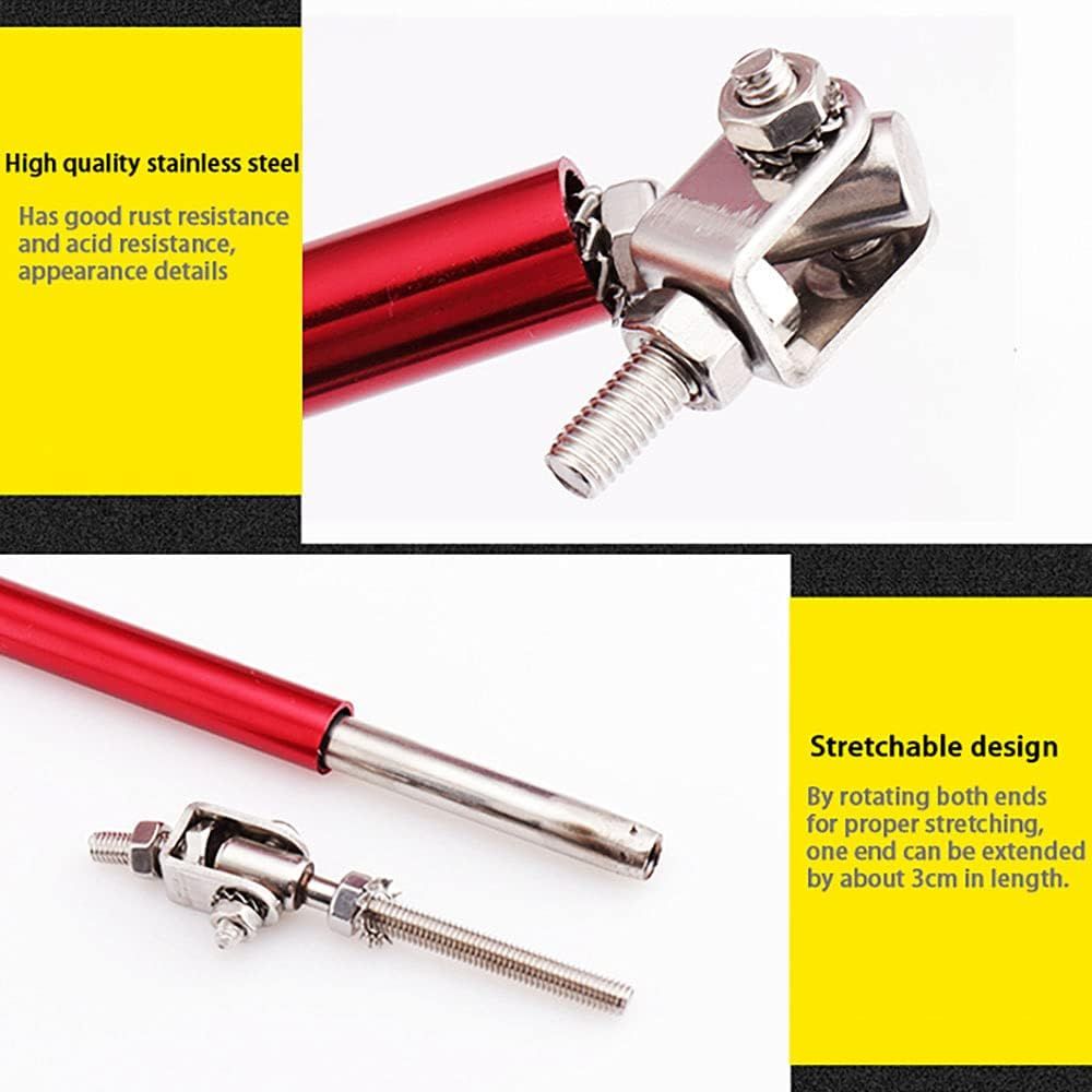 Μπαράκια Στήριξης 13cm με Σπείρωμα για Διακοσμητικό Spoiler 2τμχ Κόκκινα Μπαράκια Στήριξης 13cm με Σπείρωμα για Διακοσμητικό Spoiler 2τμχ Κόκκινα