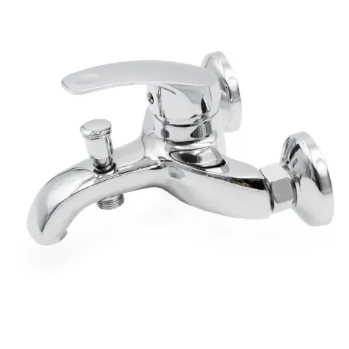 Μπαταρία Νιπτήρα Τοίχου για Μπάνιο Ασημί Μπαταρία Νιπτήρα Τοίχου για Μπάνιο Ασημί