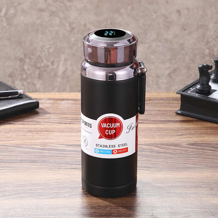 Μπουκάλι Θερμός 1 Λίτρο με Οθόνη LED & Άγκιστρο Μεταφοράς Μπουκάλι Θερμός 1 Λίτρο με Οθόνη LED & Άγκιστρο Μεταφοράς