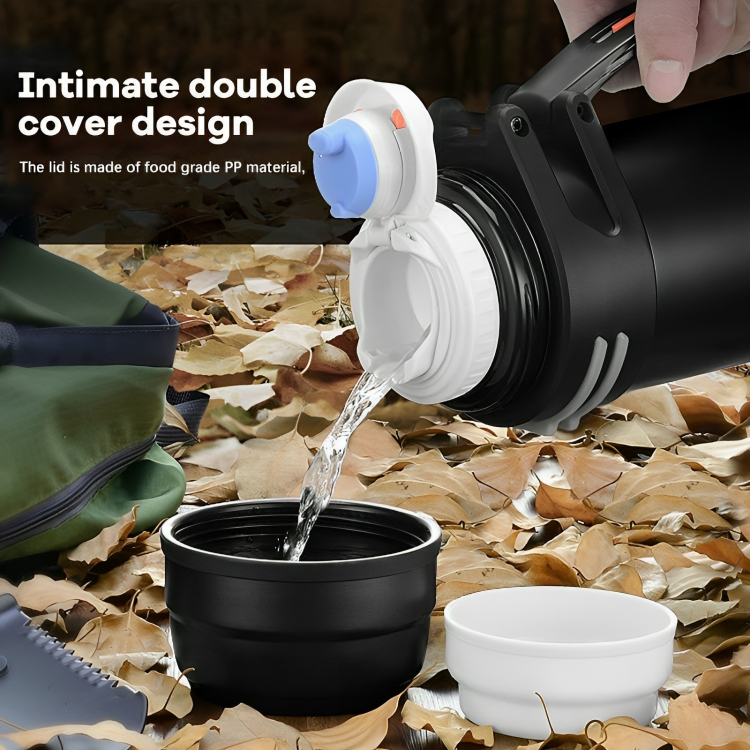 Μπουκάλι Θερμός με Κούπα & Ιμάντα Μεταφοράς 1.2Lt Μπουκάλι Θερμός με Κούπα & Ιμάντα Μεταφοράς 1.2Lt