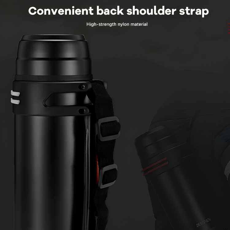 Μπουκάλι Θερμός με Κούπα & Ιμάντα Μεταφοράς 1.2Lt Μπουκάλι Θερμός με Κούπα & Ιμάντα Μεταφοράς 1.2Lt