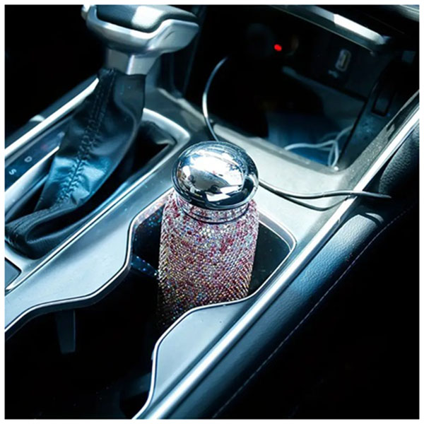 Μπουκάλι- Θερμός με Στρας 260ml Λιλά Μπουκάλι- Θερμός με Στρας 260ml Λιλά