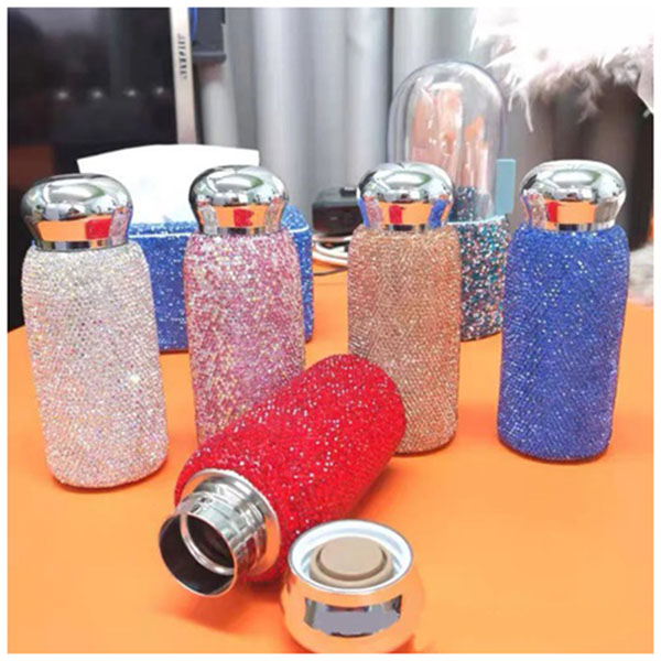 Μπουκάλι- Θερμός με Στρας 260ml Λιλά Μπουκάλι- Θερμός με Στρας 260ml Λιλά