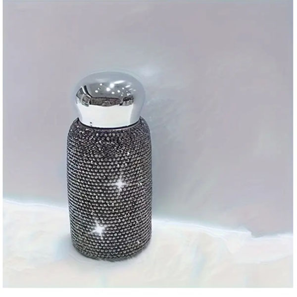 Μπουκάλι- Θερμός με Στρας 260ml Λιλά Μπουκάλι- Θερμός με Στρας 260ml Λιλά