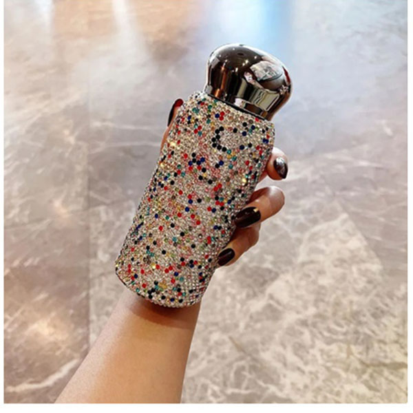 Μπουκάλι- Θερμός με Στρας 260ml Λιλά Μπουκάλι- Θερμός με Στρας 260ml Λιλά