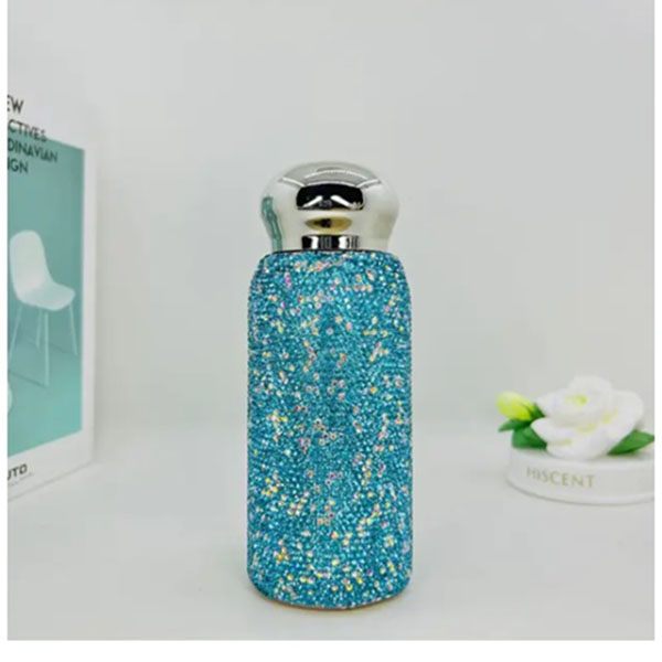 Μπουκάλι- Θερμός με Στρας 260ml Λιλά Μπουκάλι- Θερμός με Στρας 260ml Λιλά