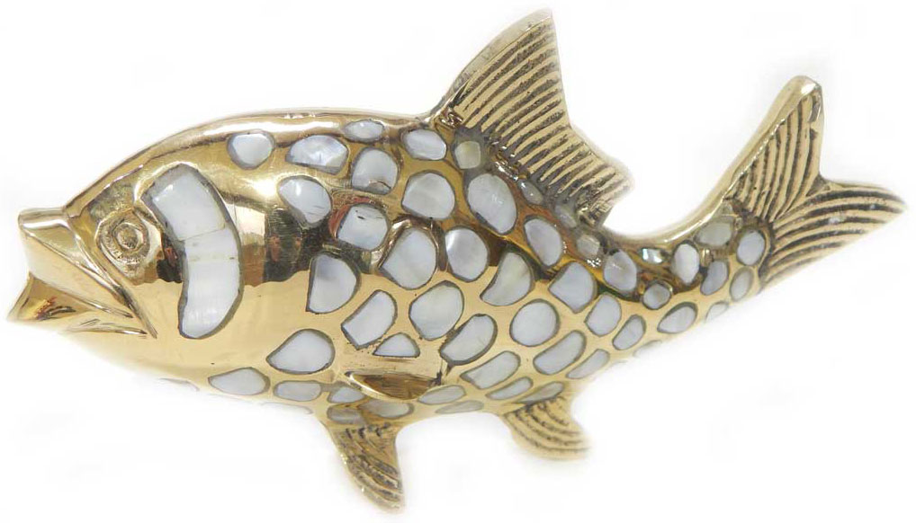 Μπρούτζινο Arowana για Πλούτο και Αφθονία 20cm Μπρούτζινο Arowana για Πλούτο και Αφθονία 20cm