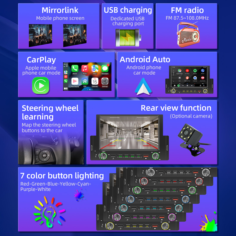 Multimedia Οθόνη Αφής 6.2