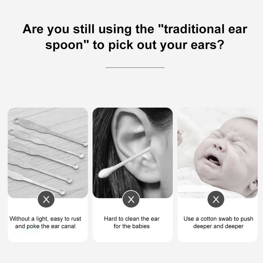 Νέα Επαναφορτιζόμενη Συσκευή Καθαρισμού Κεριού Αυτιών - Ανώδυνη & Ασφαλή Χρήση για Παιδιά & Ενήλικες - με Φωτάκι LED & 4 Διαφορετικές Κεφαλές Νέα Επαναφορτιζόμενη Συσκευή Καθαρισμού Κεριού Αυτιών - Ανώδυνη & Ασφαλή Χρήση για Παιδιά & Ενήλικες - με Φωτάκι LED & 4 Διαφορετικές Κεφαλές