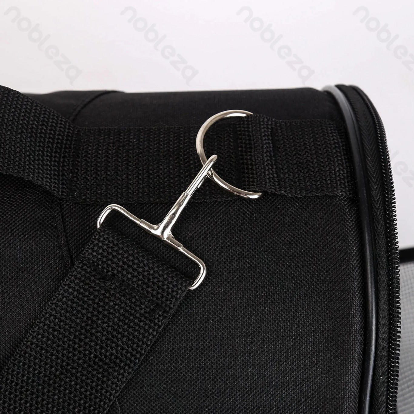 NOBLEZA Ανθεκτική Τσάντα Μεταφοράς με Αερισμό για Κατοικίδια σε Χρώμα Μαύρο 45 x 28 x 29cm NOBLEZA Ανθεκτική Τσάντα Μεταφοράς με Αερισμό για Κατοικίδια σε Χρώμα Μαύρο 45 x 28 x 29cm