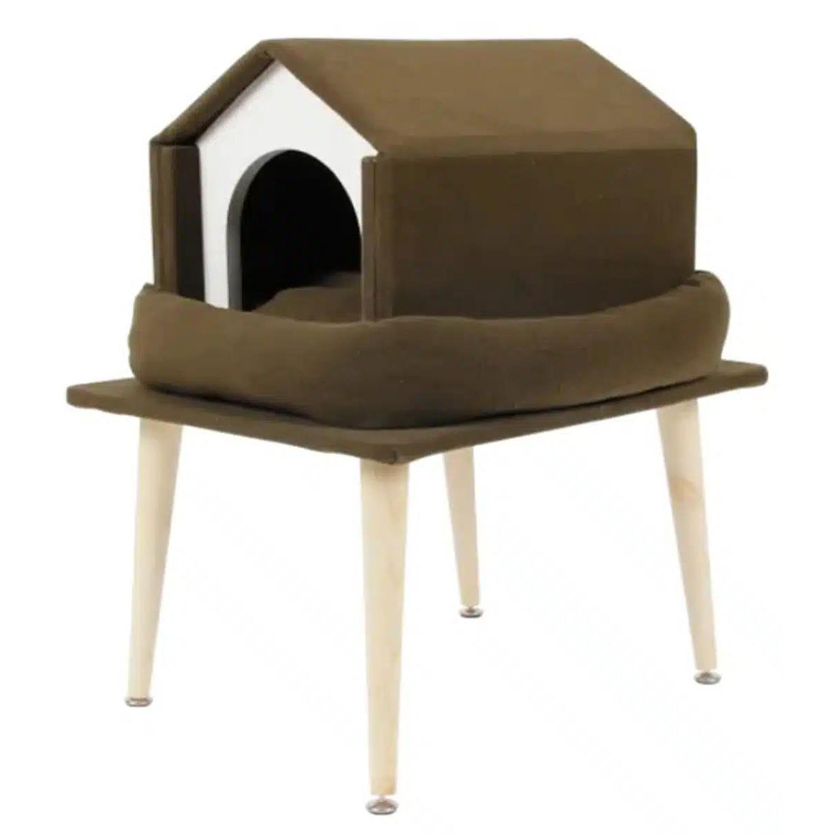 Nobleza Σπιτάκι-Κρεβάτι για Γάτες 45x55x76cm – Λαδί Nobleza Σπιτάκι-Κρεβάτι για Γάτες 45x55x76cm – Λαδί