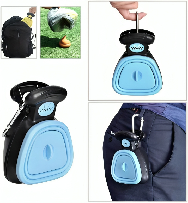 Nunbell Πτυσσόμενο Φτυράκι - Δοχείο Συλλογής Περιττωμάτων Κατοικιδίων με Σακούλες Nunbell Πτυσσόμενο Φτυράκι - Δοχείο Συλλογής Περιττωμάτων Κατοικιδίων με Σακούλες