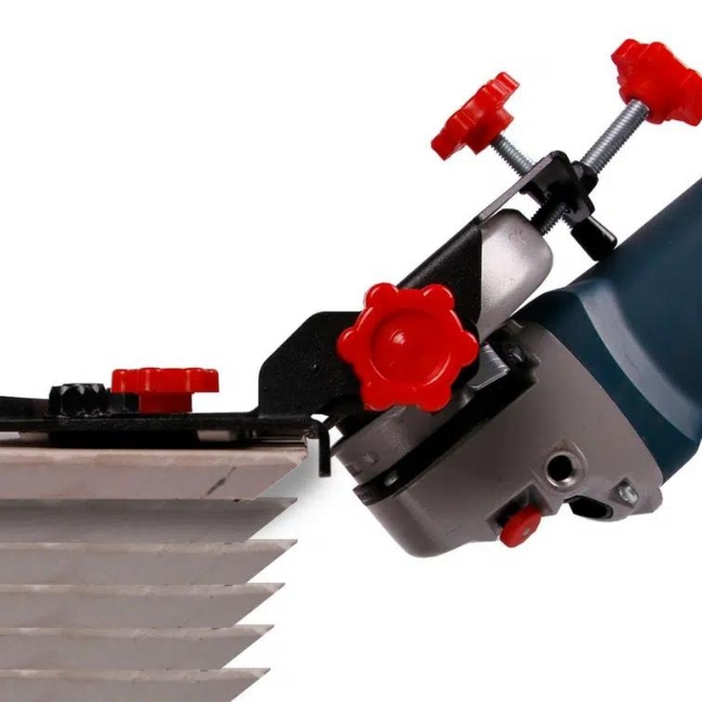 Οδηγός Φαλτσοκοπής Πλακιδίων για Γωνιακό Τροχό με Ρυθμιζόμενη Κοπή 45 Μοιρών Οδηγός Φαλτσοκοπής Πλακιδίων για Γωνιακό Τροχό με Ρυθμιζόμενη Κοπή 45 Μοιρών