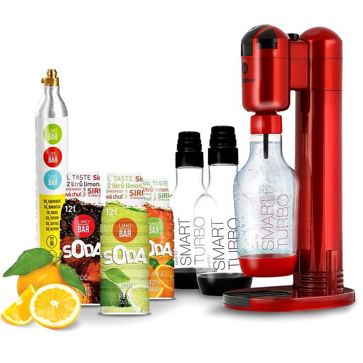 Οικολογική Συσκευή Παρασκευής Ανθρακούχου Νερού SMART TURBO RED Οικολογική Συσκευή Παρασκευής Ανθρακούχου Νερού SMART TURBO RED