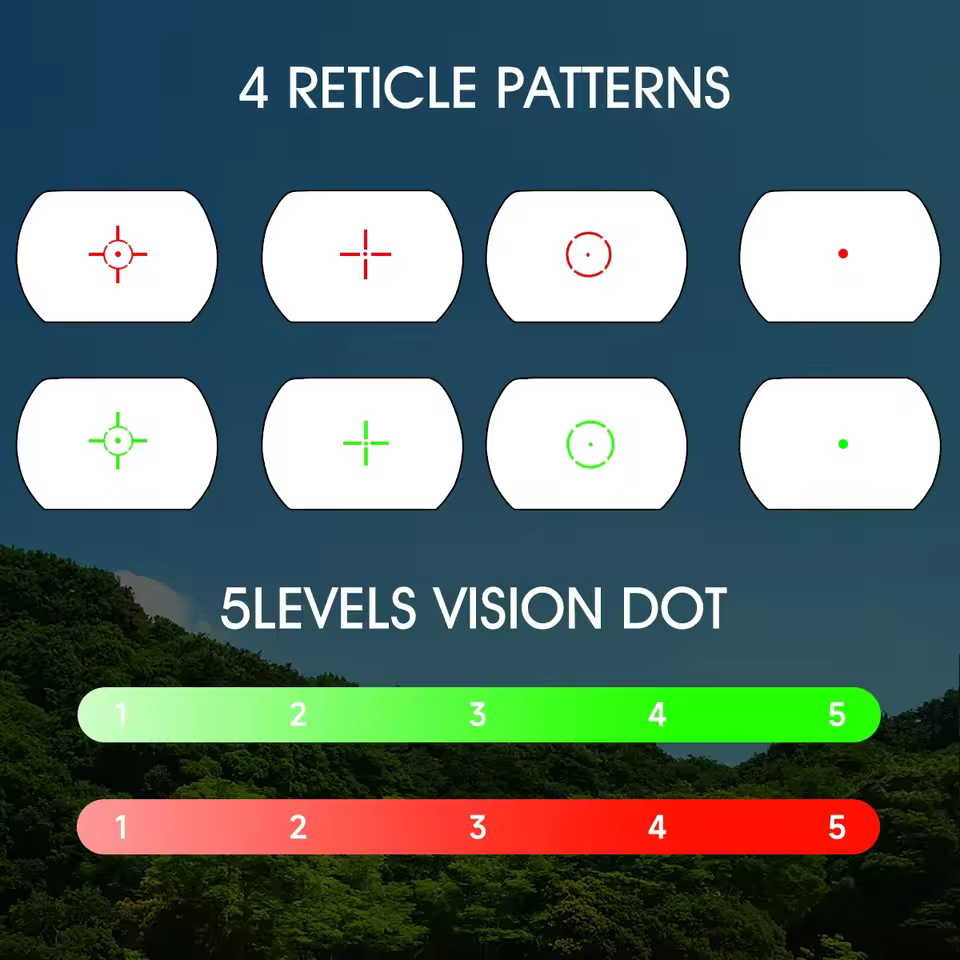 Ολογραφικό Αντανακλαστικό Σκόπευτρο Πράσινης - Κόκκινης Κουκίδας Ολογραφικό Αντανακλαστικό Σκόπευτρο Πράσινης - Κόκκινης Κουκίδας