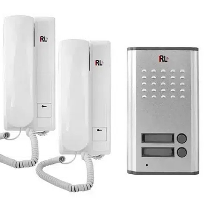 Ολοκληρωμένο Ανοξείδωτο Σύστημα Θυροτηλεφώνου με Εξωτερική και Εσωτερική Μονάδα με 2 Ακουστικά και LED Λυχνία Ολοκληρωμένο Ανοξείδωτο Σύστημα Θυροτηλεφώνου με Εξωτερική και Εσωτερική Μονάδα με 2 Ακουστικά και LED Λυχνία