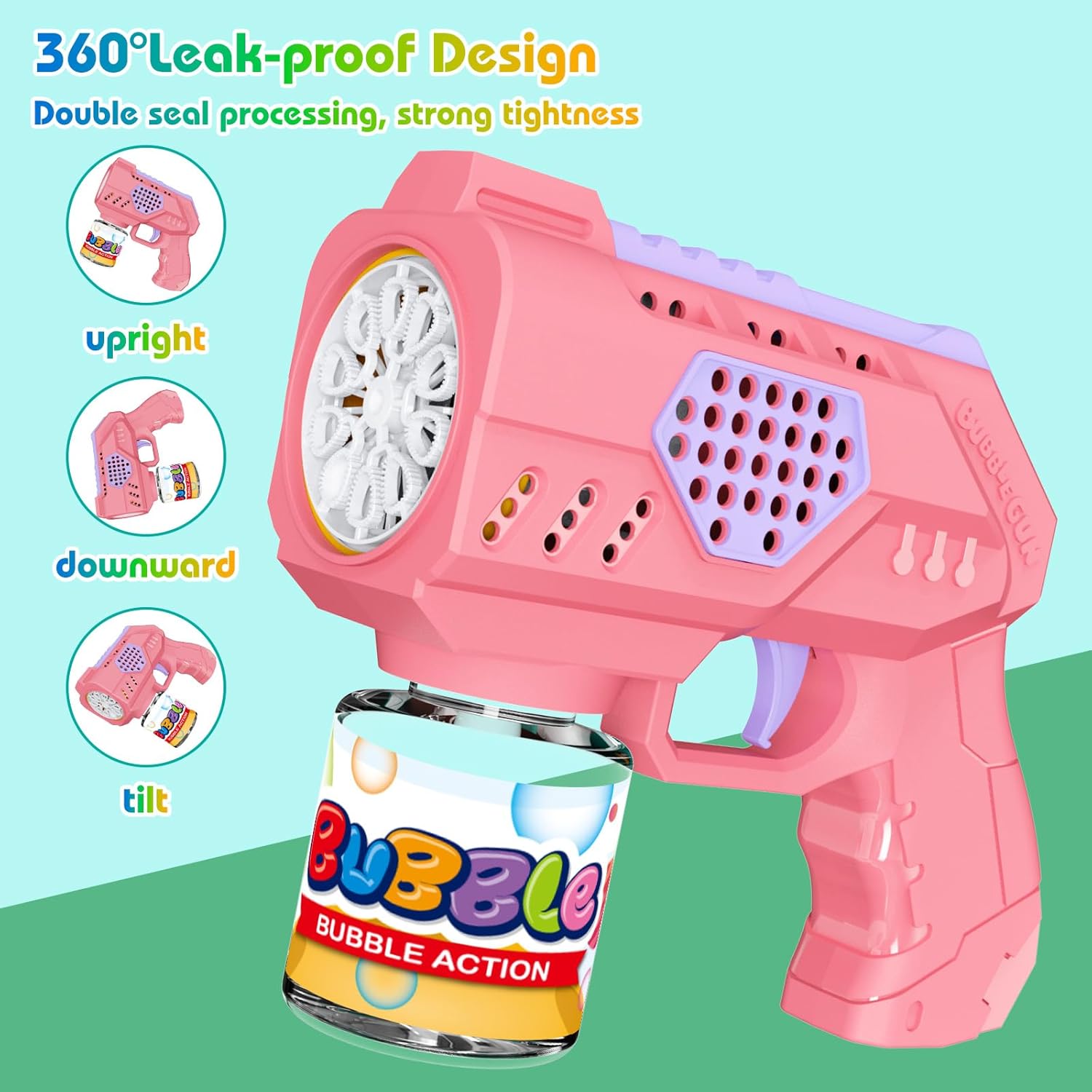 Όπλο για Πολύχρωμες Σαπουνόφουσκες με LED - Bubble Machine Gun Όπλο για Πολύχρωμες Σαπουνόφουσκες με LED - Bubble Machine Gun