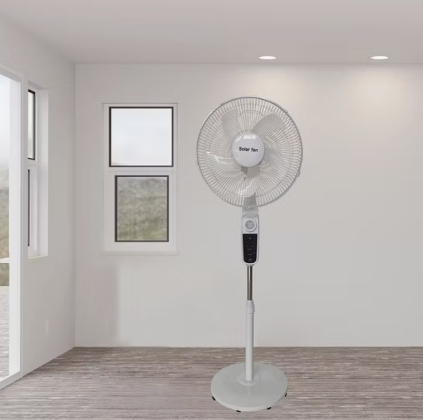 Ορθοστάτης Ανεμιστήρας 16'' Solar Fan – Ηλιακή Φόρτιση και Τηλεχειριστήριο - Επαναφορτιζόμενος, Φωτοβολταϊκό Πάνελ Ορθοστάτης Ανεμιστήρας 16'' Solar Fan – Ηλιακή Φόρτιση και Τηλεχειριστήριο - Επαναφορτιζόμενος, Φωτοβολταϊκό Πάνελ
