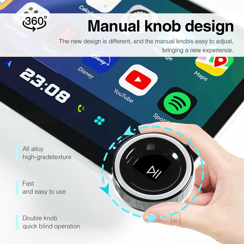 Οθόνη Αφής Αυτοκινήτου Monitor 10.1 με Διπλό Κουμπί 4+64G AHD A100 Android, iOS - Carplay Operating System Οθόνη Αφής Αυτοκινήτου Monitor 10.1 με Διπλό Κουμπί 4+64G AHD A100 Android, iOS - Carplay Operating System