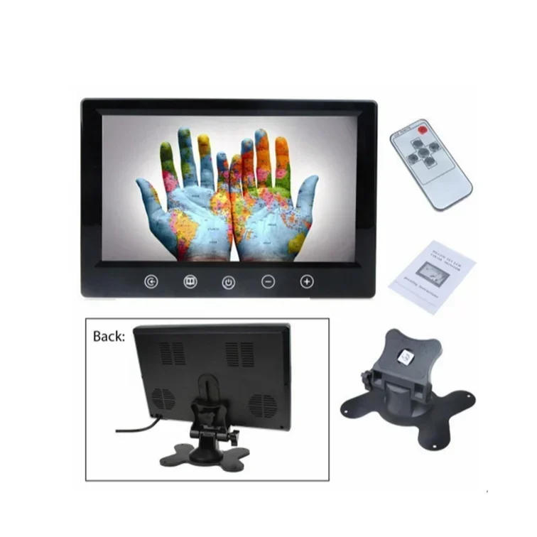 LCD Οθόνη Μόνιτορ 9″ HD TFT/LED Με Κουμπιά Αφής Και 2 Εισόδους Βίντεο - Οθόνη αφής τετραπλής οθόνης οπισθοπορείας οχήματος 9” TFT/LED Hi-Res και τηλεχειριστήριο LCD Οθόνη Μόνιτορ 9″ HD TFT/LED Με Κουμπιά Αφής Και 2 Εισόδους Βίντεο - Οθόνη αφής τετραπλής οθόνης οπισθοπορείας οχήματος 9” TFT/LED Hi-Res και τηλεχειριστήριο