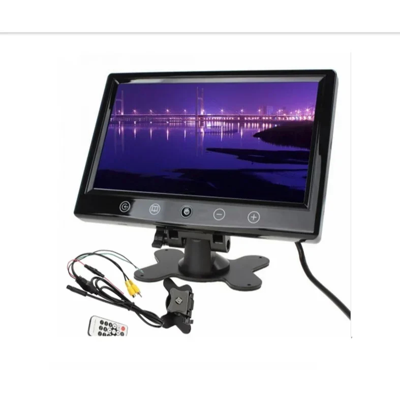 LCD Οθόνη Μόνιτορ 9″ HD TFT/LED Με Κουμπιά Αφής Και 2 Εισόδους Βίντεο - Οθόνη αφής τετραπλής οθόνης οπισθοπορείας οχήματος 9” TFT/LED Hi-Res και τηλεχειριστήριο LCD Οθόνη Μόνιτορ 9″ HD TFT/LED Με Κουμπιά Αφής Και 2 Εισόδους Βίντεο - Οθόνη αφής τετραπλής οθόνης οπισθοπορείας οχήματος 9” TFT/LED Hi-Res και τηλεχειριστήριο