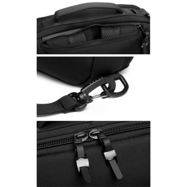 Ozuko Ανδρική Αδιάβροχη Τσάντα Μεταφοράς Laptop 15.6'' - Μαύρη Ozuko Ανδρική Αδιάβροχη Τσάντα Μεταφοράς Laptop 15.6'' - Μαύρη