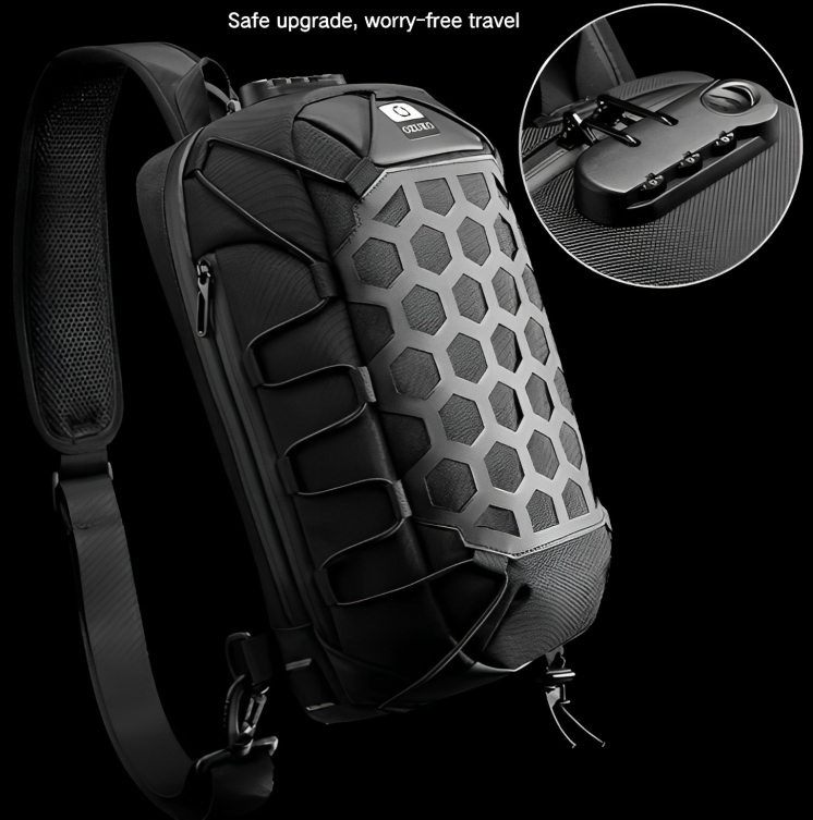 Ozuko Ανδρική Αντικλεπτική Oxford Τσάντα Ώμου Αδιάβροχη - Μαύρη Ozuko Ανδρική Αντικλεπτική Oxford Τσάντα Ώμου Αδιάβροχη - Μαύρη