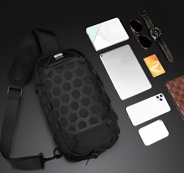 Ozuko Ανδρική Αντικλεπτική Oxford Τσάντα Ώμου Αδιάβροχη - Μαύρη Ozuko Ανδρική Αντικλεπτική Oxford Τσάντα Ώμου Αδιάβροχη - Μαύρη