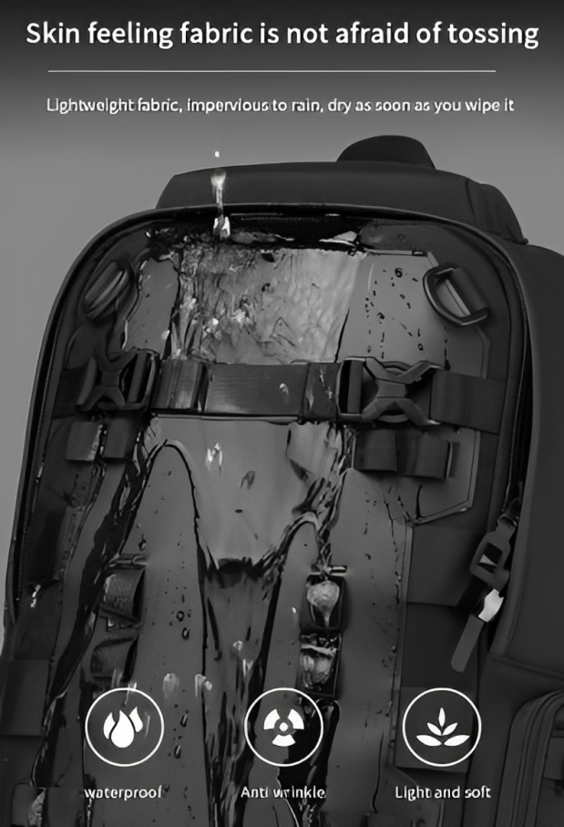 Ozuko Ανδρικό Πολυλειτουργικό Σακίδιο Πλάτης Αδιάβροχο - Κατάλληλο για Μεταφορά Κράνους, Skateboard Ozuko Ανδρικό Πολυλειτουργικό Σακίδιο Πλάτης Αδιάβροχο - Κατάλληλο για Μεταφορά Κράνους, Skateboard