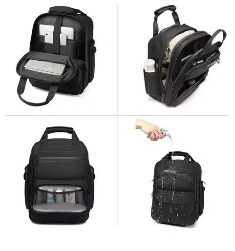 Ozuko Σακίδιο Πλάτης-Σακβουαγιάζ Τροχήλατο με Πτυσσόμενη Λαβή 46cm-Μαύρο Ozuko Σακίδιο Πλάτης-Σακβουαγιάζ Τροχήλατο με Πτυσσόμενη Λαβή 46cm-Μαύρο