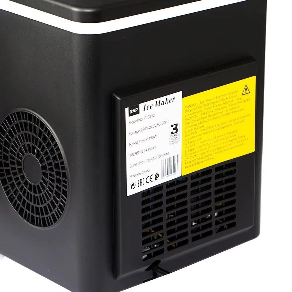 Παγομηχανή RAF 150W με Αυτοκαθαρισμό και Παραγωγή 12Kg Πάγου Παγομηχανή RAF 150W με Αυτοκαθαρισμό και Παραγωγή 12Kg Πάγου