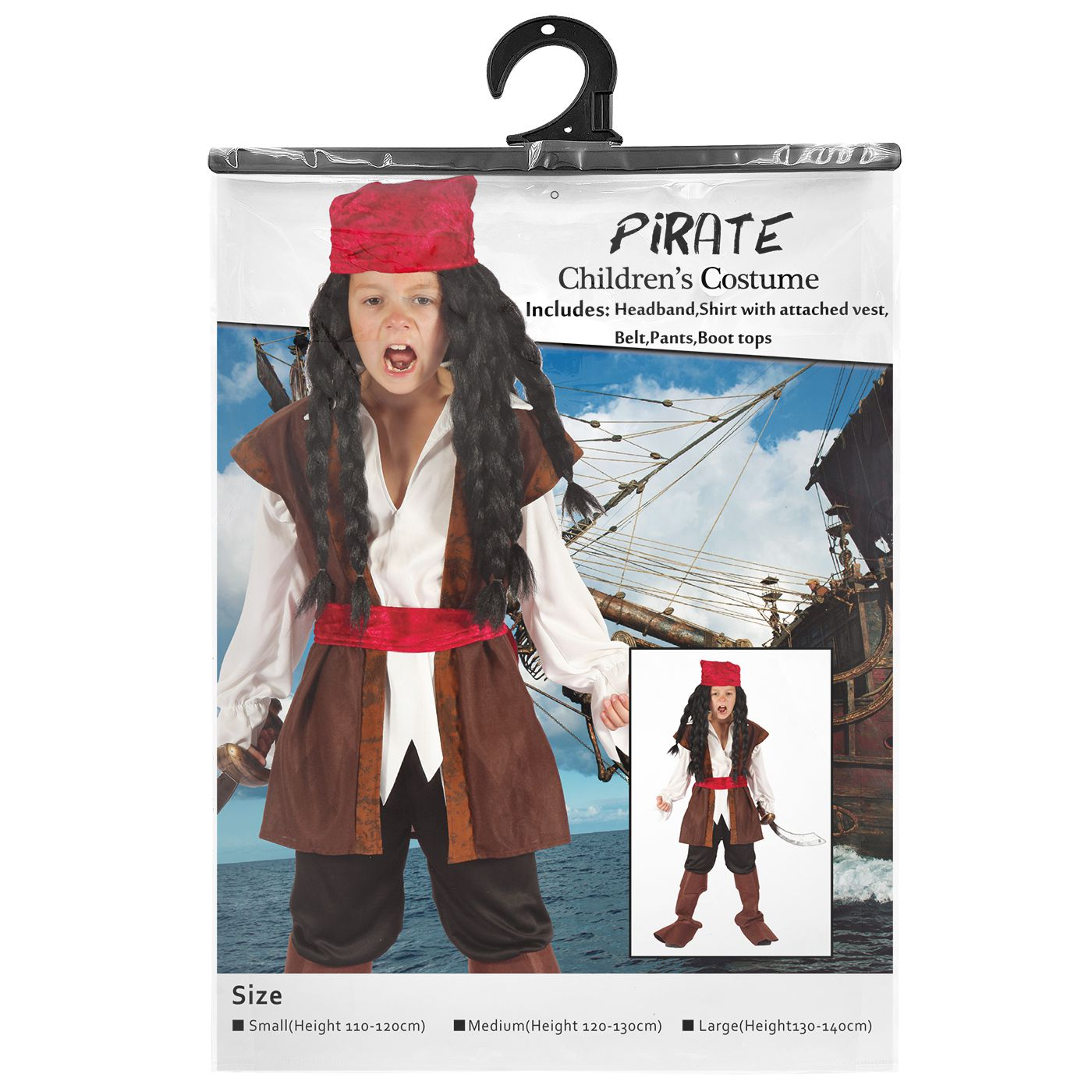 Παιδική Αποκριάτικη Στολή Πειρατής Deluxe Carnivalista Παιδική Αποκριάτικη Στολή Πειρατής Deluxe Carnivalista