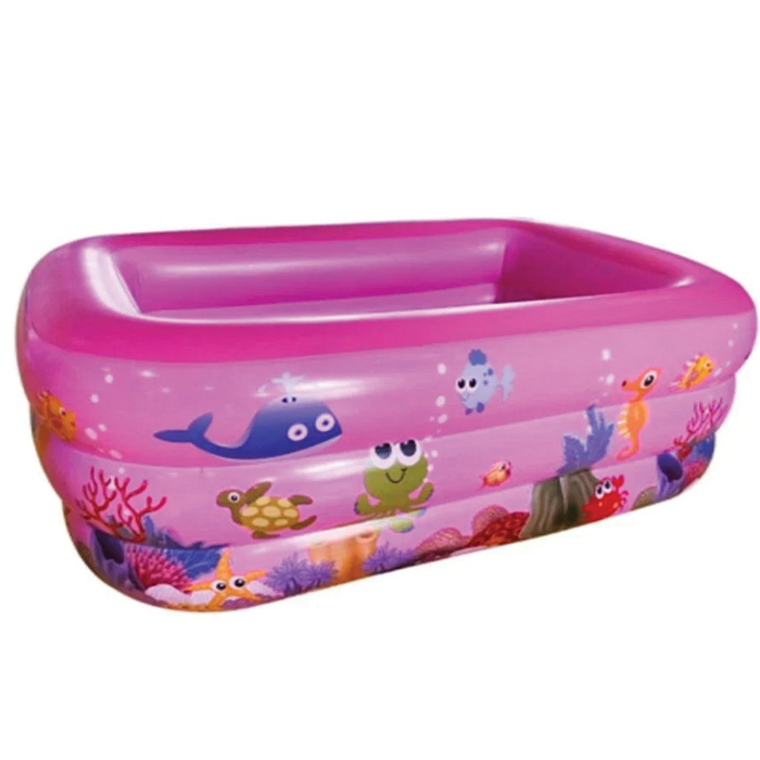 Παιδική Πισίνα Φουσκωτή 150x105x55εκ. Ροζ Παιδική Πισίνα Φουσκωτή 150x105x55εκ. Ροζ