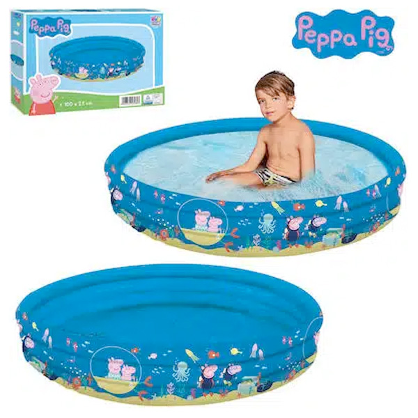 Παιδική Φουσκωτή Πισίνα με Σχέδιο Πέππα το Γουρουνάκι - Peppa Pig Φ100x23cm Παιδική Φουσκωτή Πισίνα με Σχέδιο Πέππα το Γουρουνάκι - Peppa Pig Φ100x23cm