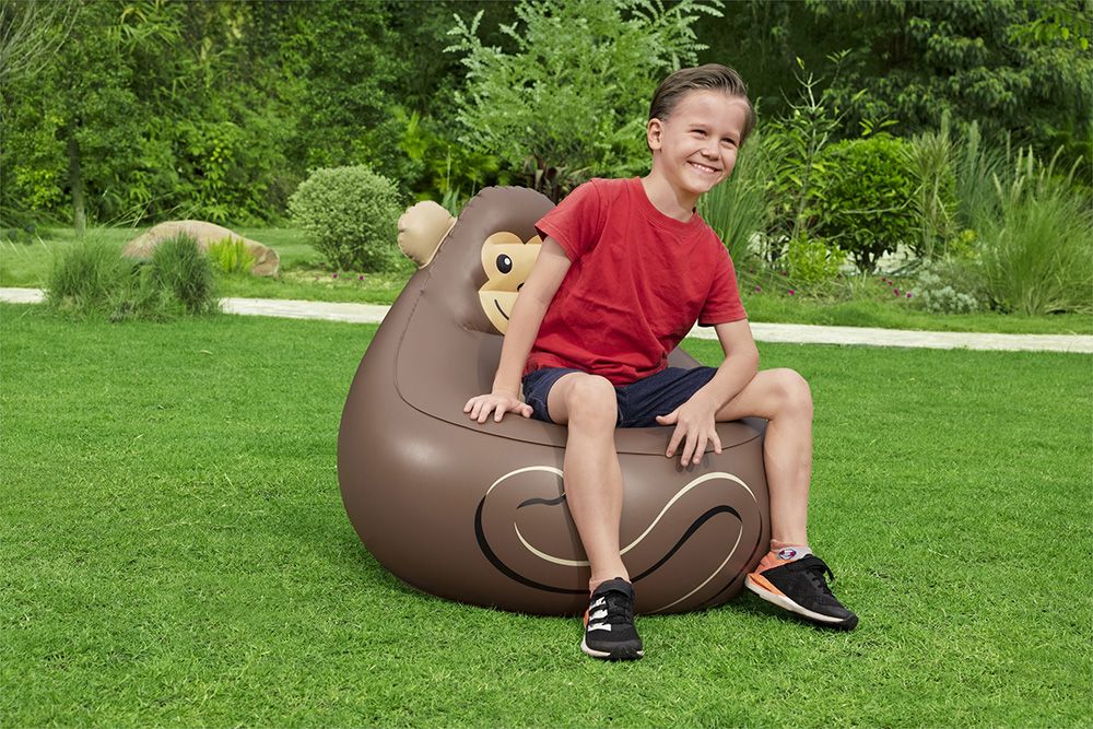 Παιδική Φουσκωτή Πολυθρόνα Πιθηκάκι 72x72x64 cm - Bestway - Cozy Critters Παιδική Φουσκωτή Πολυθρόνα Πιθηκάκι 72x72x64 cm - Bestway - Cozy Critters