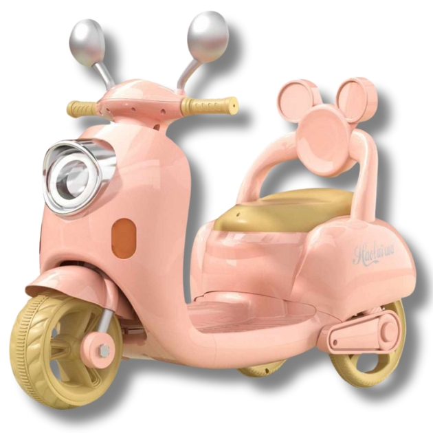 Παιδική Ηλεκτροκίνητη Τρίκυκλη Μηχανή Τύπου Vespa Για Ηλικίες 2-5 Ετών με Φωτισμό LED, Αναπαραγωγή Μουσικής USB MP3 & Κουβούκλιο Παιδική Ηλεκτροκίνητη Τρίκυκλη Μηχανή Τύπου Vespa Για Ηλικίες 2-5 Ετών με Φωτισμό LED, Αναπαραγωγή Μουσικής USB MP3 & Κουβούκλιο