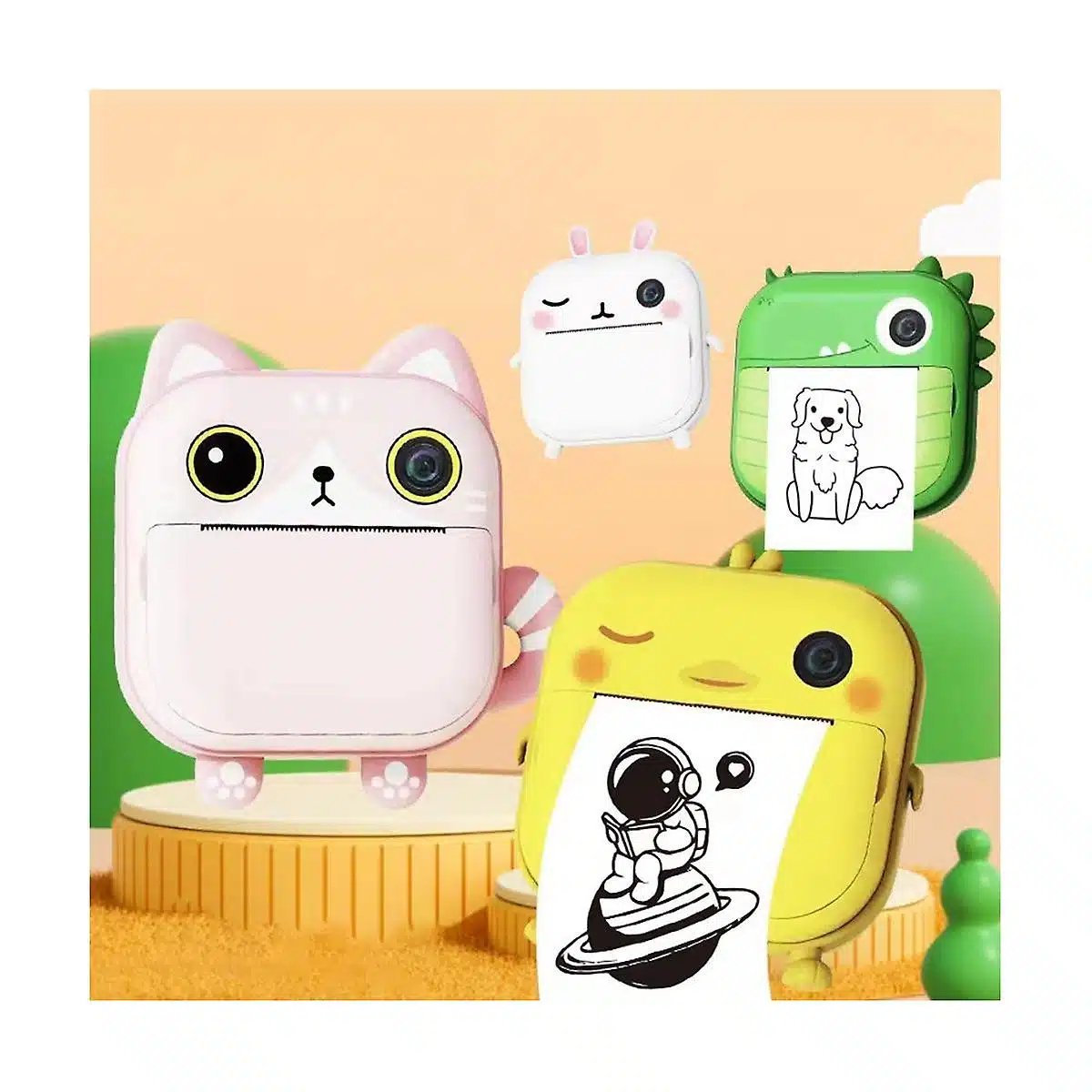 Παιδική Κάμερα Θερμικής Εκτύπωσης M2 Κουνελάκι με Οθόνη IPS 2,4″ Ηλικίες 6+ Ετών σε Λευκό Παιδική Κάμερα Θερμικής Εκτύπωσης M2 Κουνελάκι με Οθόνη IPS 2,4″ Ηλικίες 6+ Ετών σε Λευκό