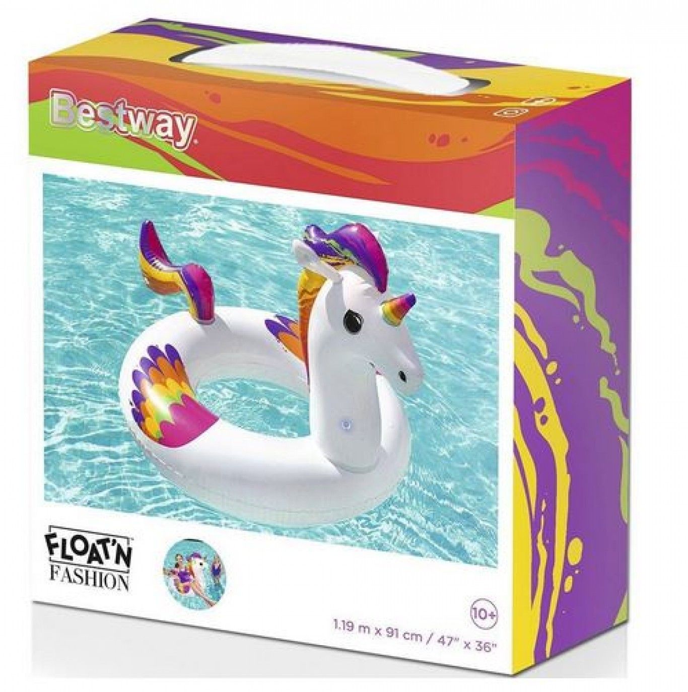 Παιδική Λευκή Φουσκωτή Σαμπρέλα Θαλάσσης Μονόκερος Bestway 119εκ. Παιδική Λευκή Φουσκωτή Σαμπρέλα Θαλάσσης Μονόκερος Bestway 119εκ.