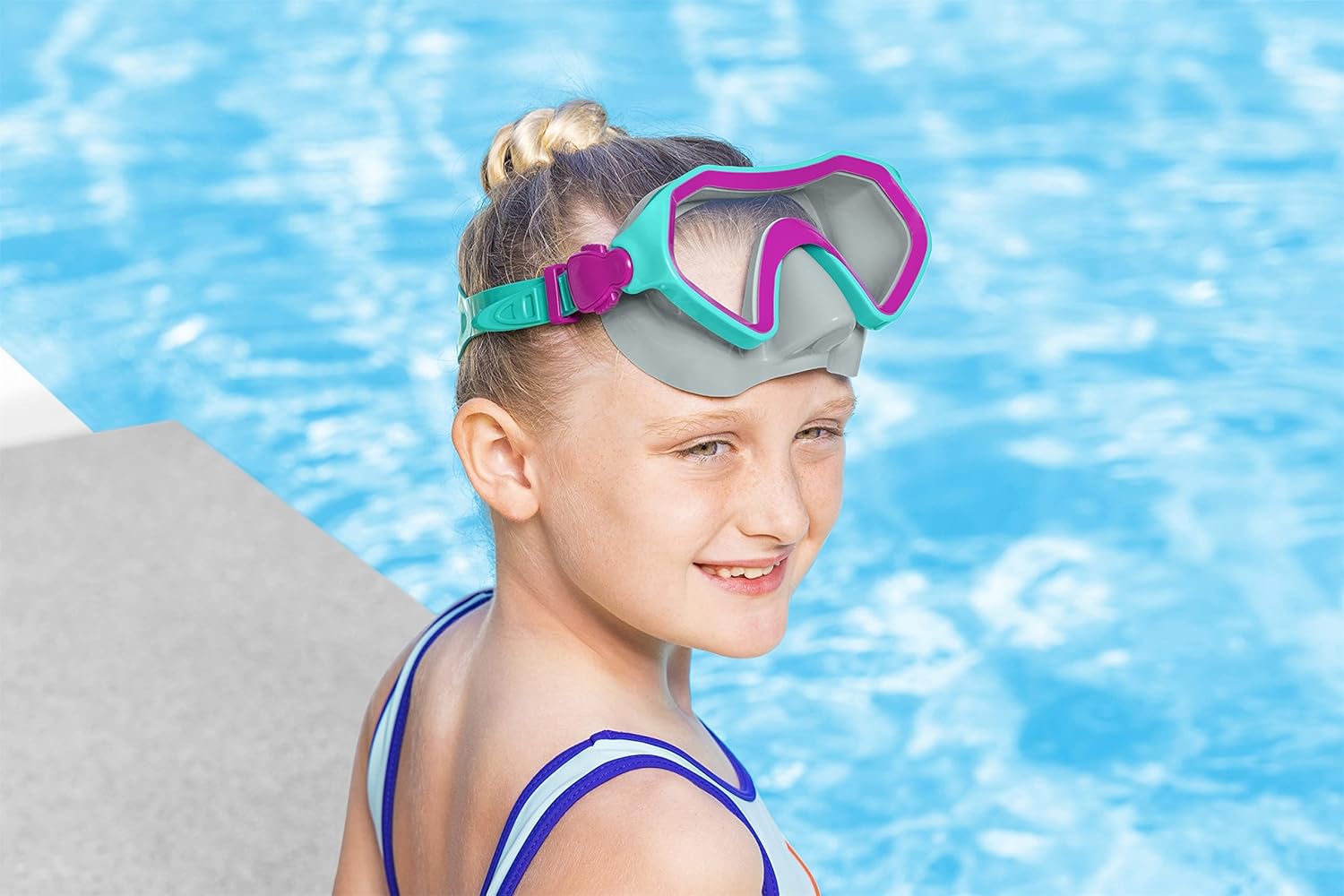 Παιδική Μάσκα Θαλάσσης με UV Προστασία και Στεγανή Εφαρμογή - Bestway Crusader Παιδική Μάσκα Θαλάσσης με UV Προστασία και Στεγανή Εφαρμογή - Bestway Crusader