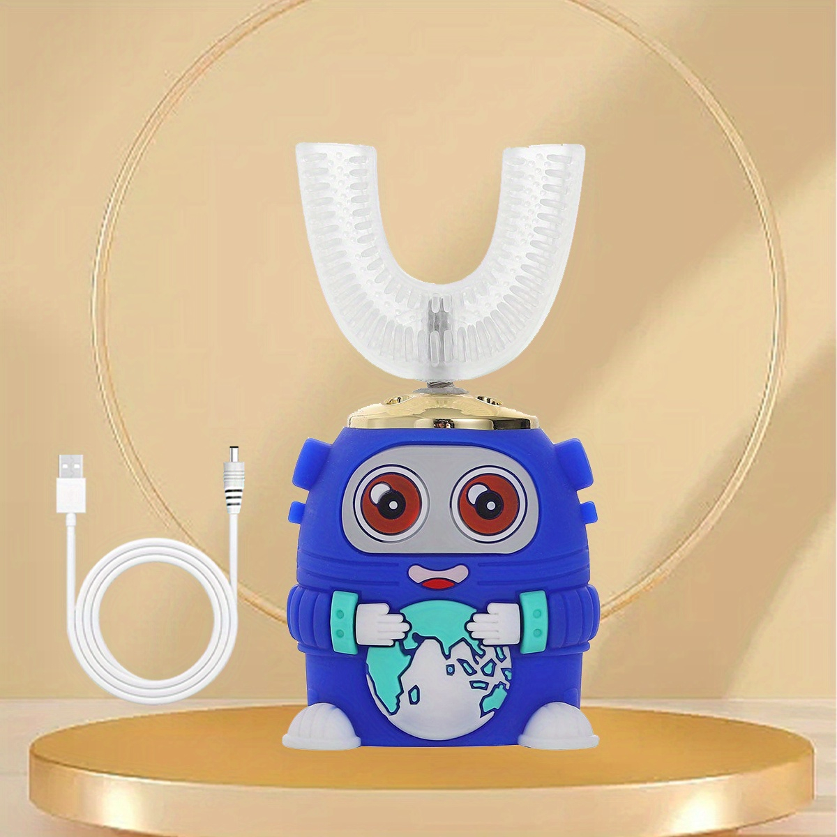 Παιδική Οδοντόβουρτσα 360° σε Σχήμα U – Ιδανική για Γρήγορο & Ολοκληρωμένο Καθαρισμό MDHL Παιδική Οδοντόβουρτσα 360° σε Σχήμα U – Ιδανική για Γρήγορο & Ολοκληρωμένο Καθαρισμό MDHL