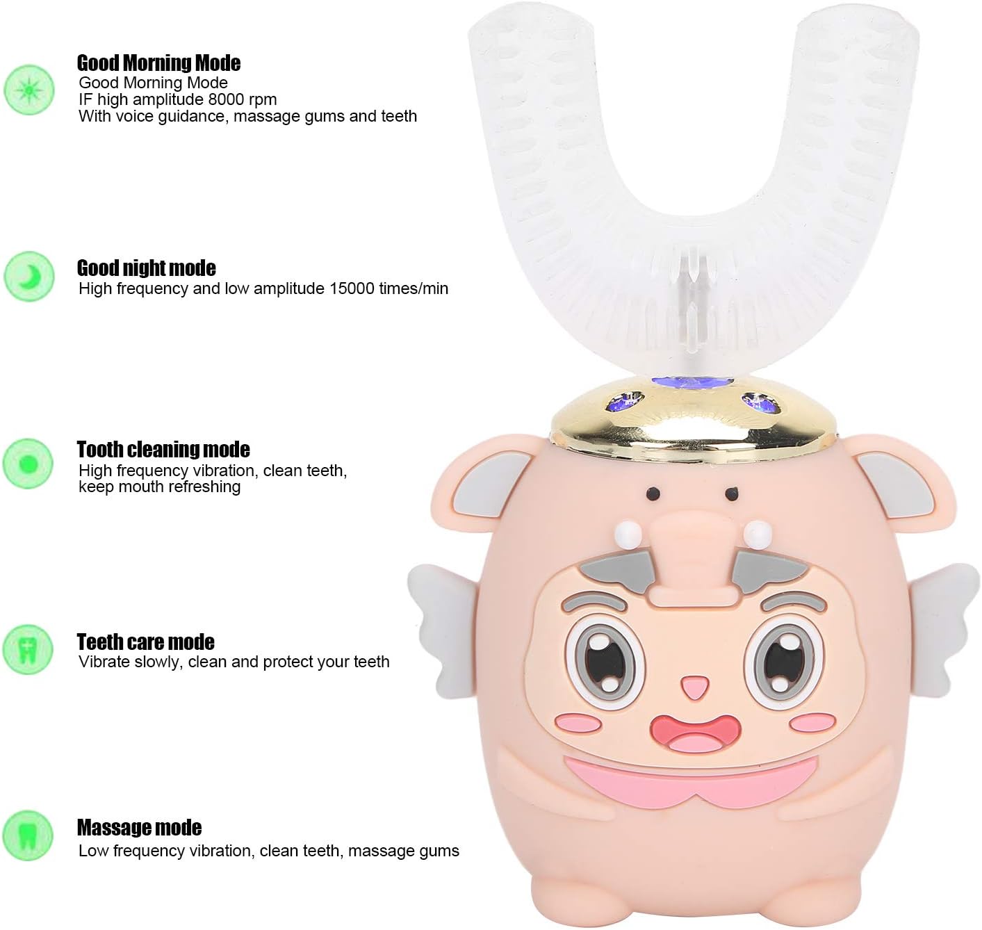 Παιδική Οδοντόβουρτσα 360° σε Σχήμα U – Ιδανική για Γρήγορο & Ολοκληρωμένο Καθαρισμό MDHL Παιδική Οδοντόβουρτσα 360° σε Σχήμα U – Ιδανική για Γρήγορο & Ολοκληρωμένο Καθαρισμό MDHL