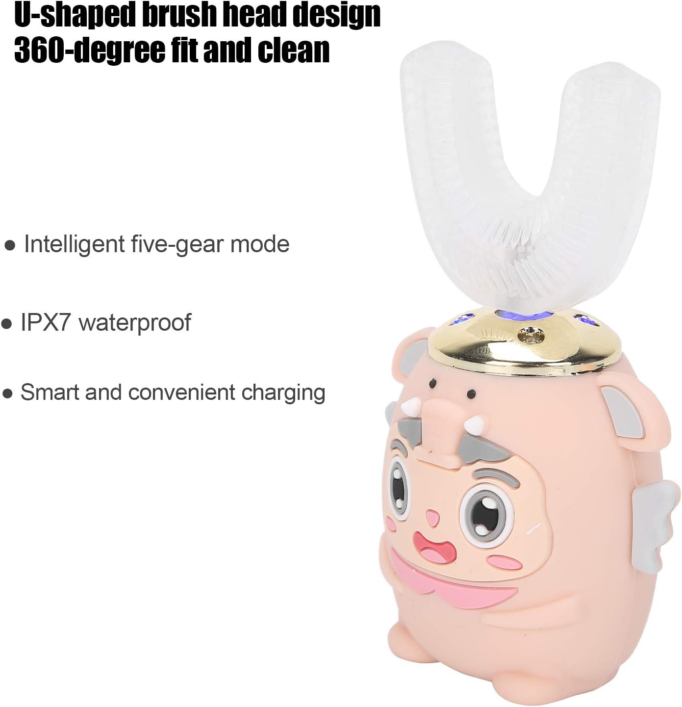 Παιδική Οδοντόβουρτσα 360° σε Σχήμα U – Ιδανική για Γρήγορο & Ολοκληρωμένο Καθαρισμό MDHL Παιδική Οδοντόβουρτσα 360° σε Σχήμα U – Ιδανική για Γρήγορο & Ολοκληρωμένο Καθαρισμό MDHL