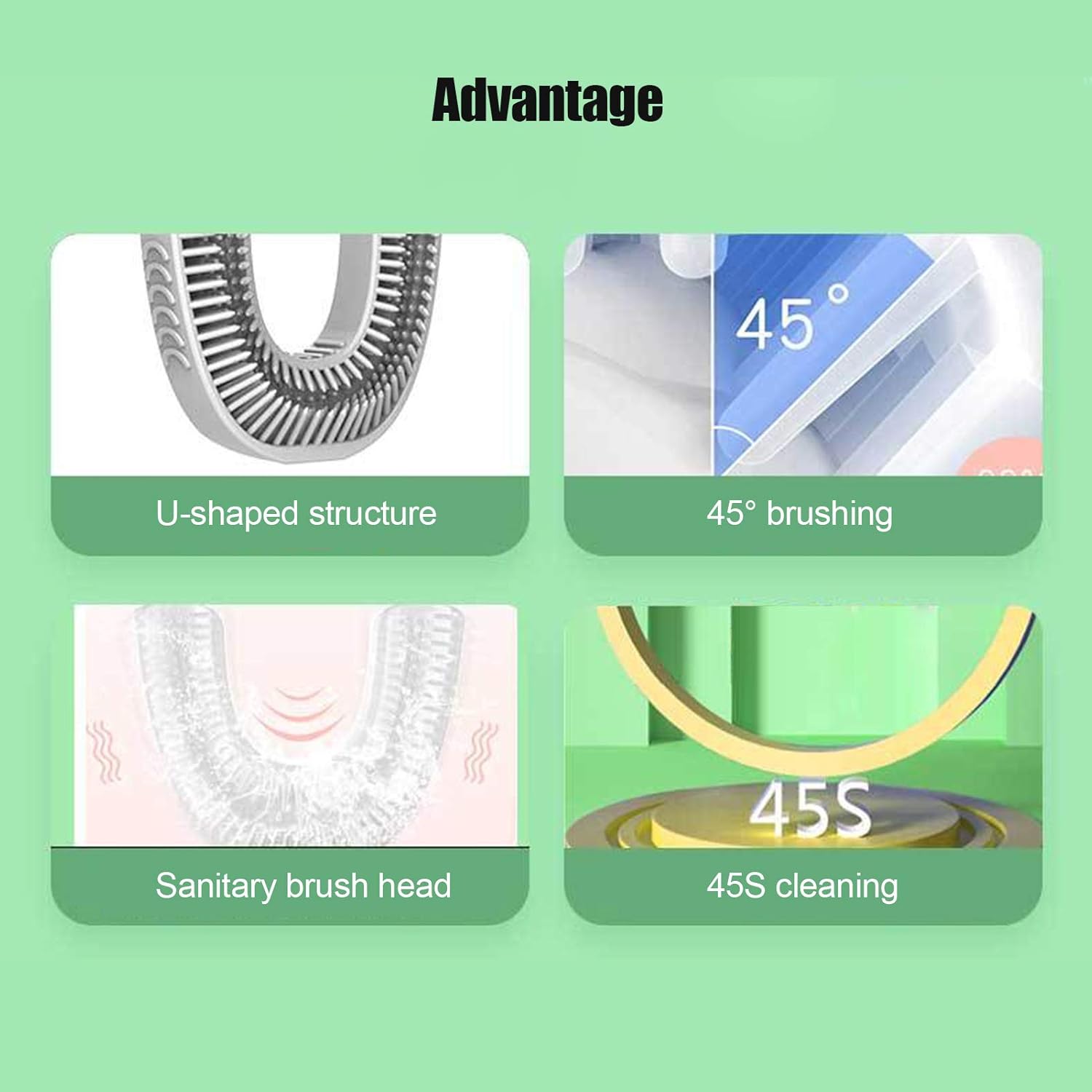 Παιδική Οδοντόβουρτσα 360° σε Σχήμα U – Ιδανική για Γρήγορο & Ολοκληρωμένο Καθαρισμό MDHL Παιδική Οδοντόβουρτσα 360° σε Σχήμα U – Ιδανική για Γρήγορο & Ολοκληρωμένο Καθαρισμό MDHL