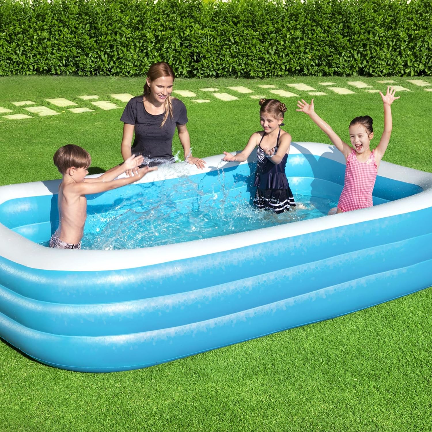 Παιδική Πισίνα Φουσκωτή 305x183x56 cm - Bestway Παιδική Πισίνα Φουσκωτή 305x183x56 cm - Bestway