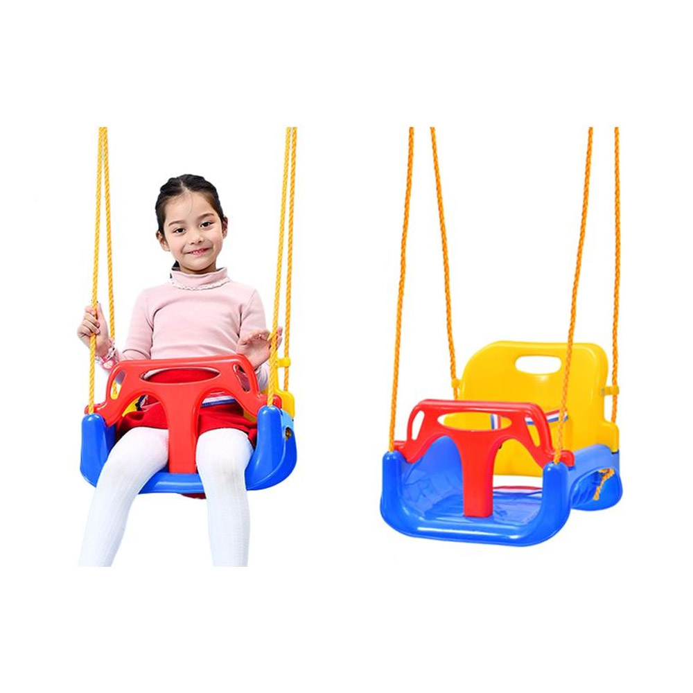 Παιδική Πλαστική Κρεμαστή Κούνια με Προστατευτικό και Ζώνη Ασφαλείας για Ηλικία 3+ Ετών Μπλε/Κίτρινο Παιδική Πλαστική Κρεμαστή Κούνια με Προστατευτικό και Ζώνη Ασφαλείας για Ηλικία 3+ Ετών Μπλε/Κίτρινο